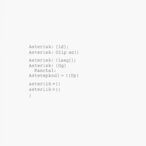 Asterisk-Variablen
