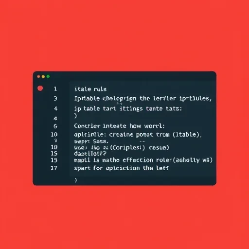 скрипт для создания правил iptables
