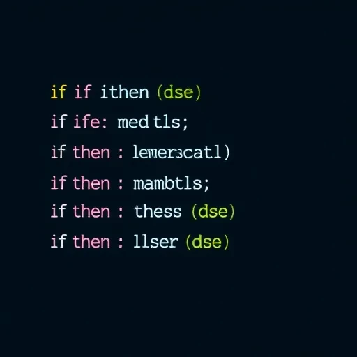 if...then...else... syntax